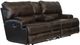 Catnapper® Wembley Chocolate Leather Lay Flat Reclining Console Loveseat-0