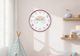 Monarch Specialties Inc. Multi-Colored Pastel 18" Wall Clock For Kids with Rainbow Image-1