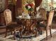ACME Furniture Dresden Glass Top Dining Table with Cherry Oak Base-1