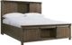 Elements International Scott Dark King Platform Storage Bed-0