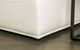 Furniture of America® Stavanger White 2-Seater with Square Ottoman-1