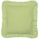 Laura Park Designs Ticking Stripe Green Decorative Pillow-0