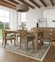 Riverside Furniture Davie Beige/Pale Oak Upholstered Seat Side Chair-4