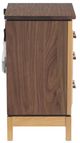 Whittier Wood® Furniture Addison Duet Small 3-Drawer Nightstand-4