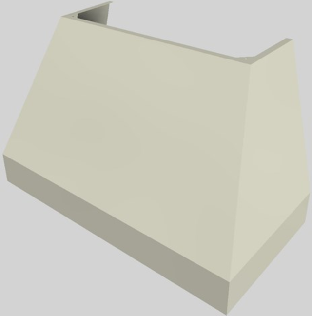 Vent-A-Hood® Designer Series 48" Biscuit Wall Mounted Range Hood-1
