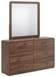 Signature Design by Ashley® Hollinaze Walnut Brown Dresser and Mirror-0