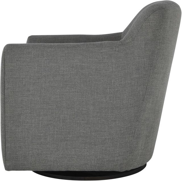 Signature Design by Ashley® Bradney Smoke Swivel Accent Chair-2