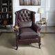 ACME Furniture Pino Vintage Brown Leather Accent Chair-1
