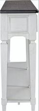 Liberty Furniture Allyson Park Charcoal 72" Hall Console Table with Wirebrushed White Base-4