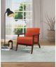 Mazin Furniture Carlson Orange Upholstered Accent Chair-3