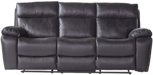 Hughes Furniture® 15126 Ridgeline Midnight Manual Reclining Sofa-0
