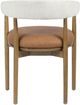 TOV Furniture Vina Cognac/Cream Dining Chair-5