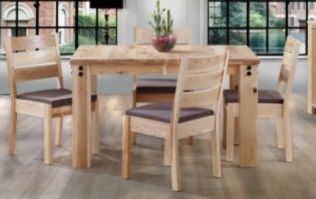 Arboit Poitras 5 Piece Natural Barn Style Dining Set-0