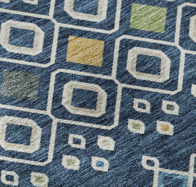 Dalyn™ Rug Company Neo Navy 5'x8' Area Rug-4