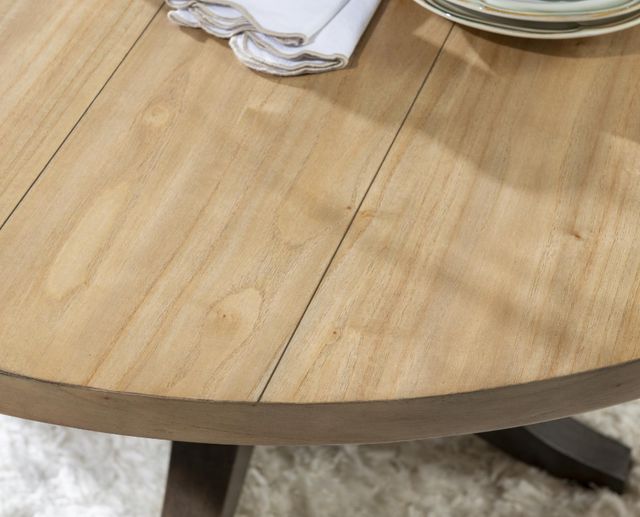 Legacy Classic XXX's And OOO's Amber Round Dining Table with Cocoa Base-3