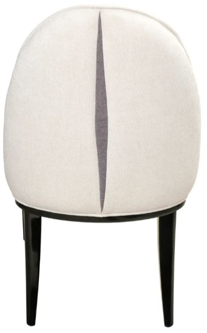 Michael Amini® Tuxedo Piano Keyboard Dining Side Chair-2
