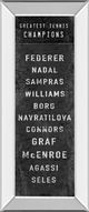 Classy Living The Vintage Collection The Greatest Tennis Champions Wall Art-0