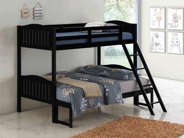 Coaster® Arlo Black Twin/Full Bunk Bed-3