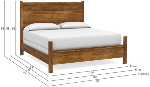Bassett® Furniture Customizable BenchMade Heritage Queen Panel Bed-1