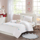 Olliix by Mi Zone Kids Tessa White Twin Tassel Comforter Set-0