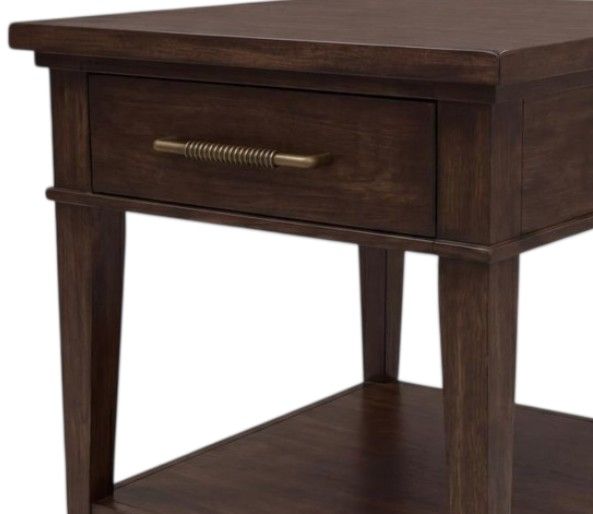 Legacy Classic Reflections Dark Roast End Table-1