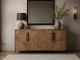 International Furniture Direct Verona Honey Brown Console-1