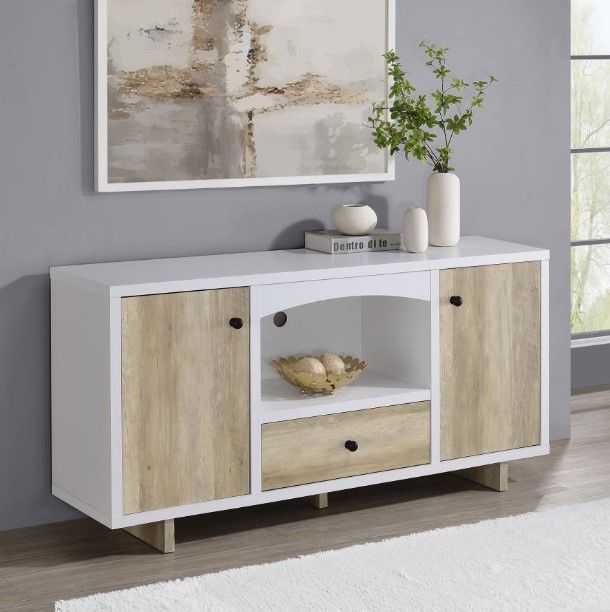 Coaster® Dalton Brown/White 2-Door Credenza-4