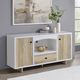 Coaster® Dalton Brown/White 2-Door Credenza-4