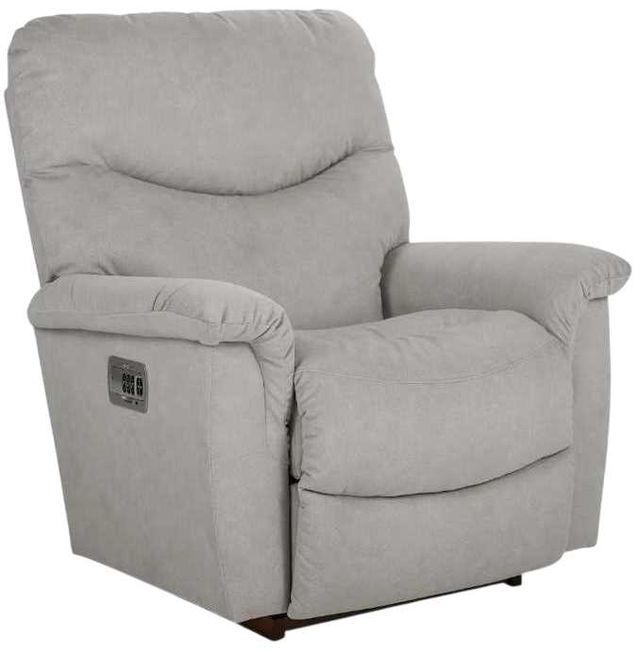 La-Z-Boy® James Powder Power Rocking Recliner with Headrest-0