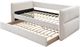 Crown Mark Philipa Oatmeal Tweed Twin Daybed-2