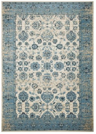 KAS Rugs Heritage Blue/Ivory Traditions 5'x8' Area Rug-0