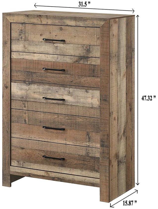 Crown Mark Elmer Natural Chest-2