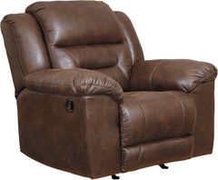 Signature Design by Ashley® Stoneland Chocolate Manual Rocker Recliner