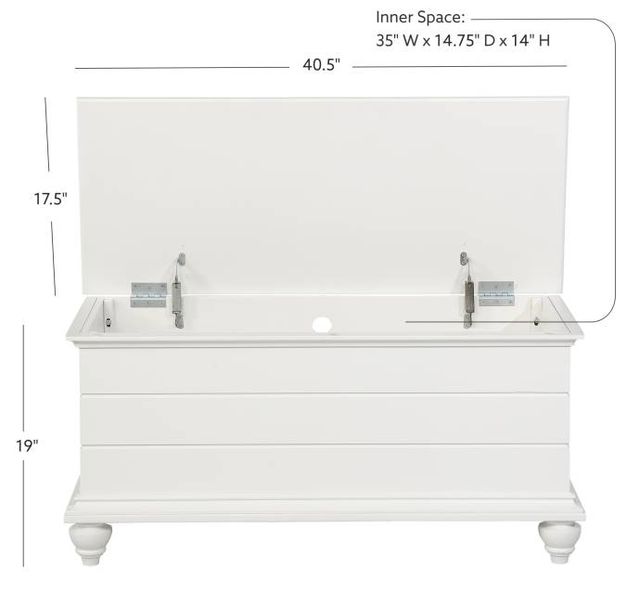 Powell® Whitehurst White Cedar Chest-2