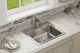Elkay Lustertone® Classic Lustrous Satin 25" x 22" x 8-1/8" 4-Hole Single Bowl Drop-In Sink-2