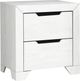 Monarch Specialties Inc. Light Grey/White Nightstand-0