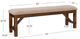 Powell® Kraven Dark Hazelnut Dining Bench-2