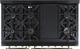 FORNO® Antico Alta Qualita 48" Black Pro Style Dual Fuel Range -4