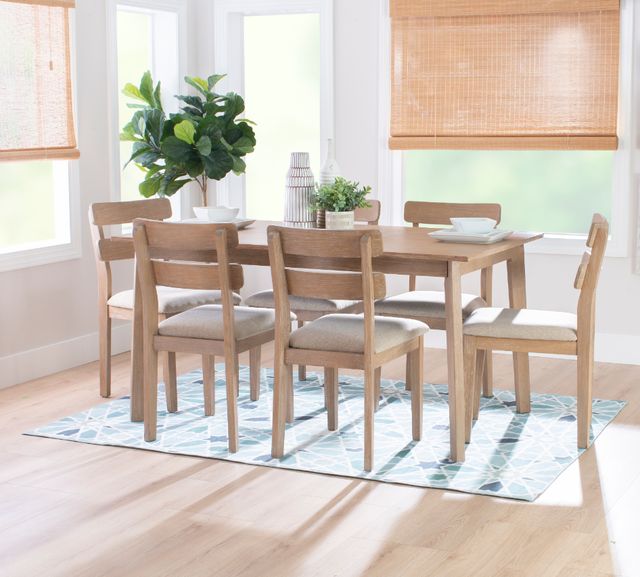 Powell® Daly 7-Piece Natural Dining Set-1