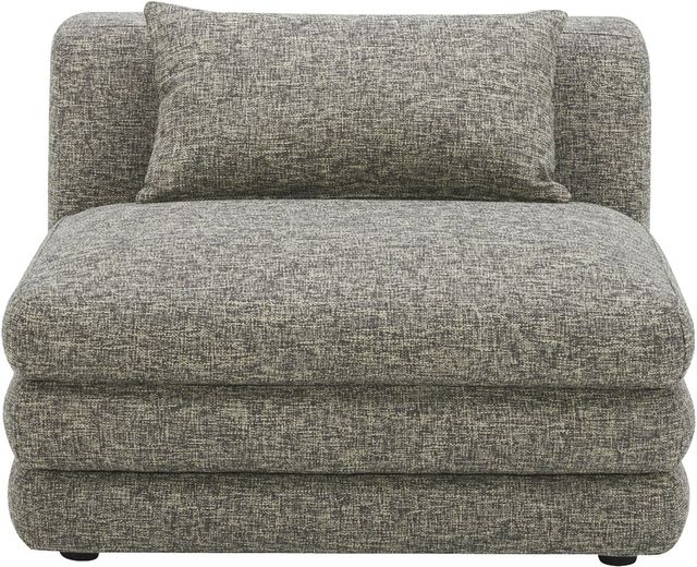 Moe's Home Collection Lowtide Stone Tweed Slipper Chair-1