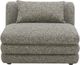 Moe's Home Collection Lowtide Stone Tweed Slipper Chair-1