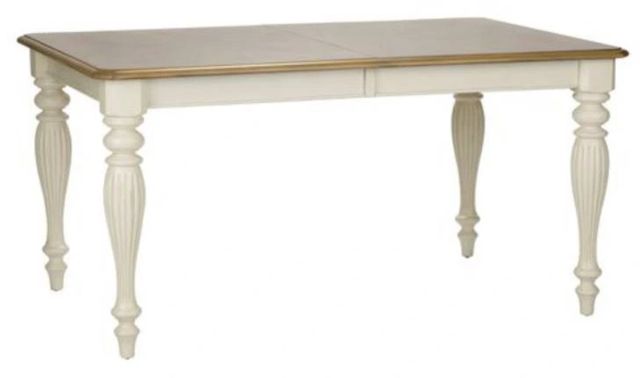 Liberty Furniture Cumberland Creek Nutmeg Dining Table with Buttermilk Base-0