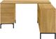 Monarch Specialties Inc. Light Oak L-Shaped Office Desk-1