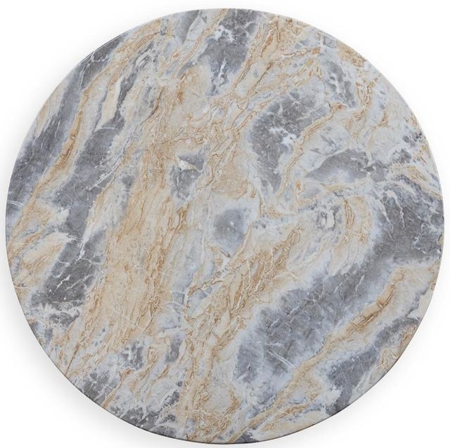 Bassett® Furniture Castelli Marble Round Side Table-2