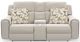 iAmerica Mickey Oatmeal Power Reclining Console Loveseat-3