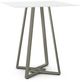 Amisco Customizable Dirk White Glass Square Bar Table-0