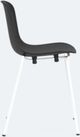 EQ3 Holi Black/White Outdoor Dining Side Chair-3