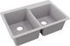Elkay Quartz Classic® Graystone 33" x 22" x 9-1/2" Offset Double Bowl Drop-In Sink-0