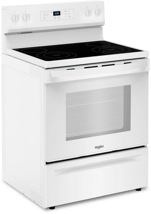 Whirlpool® 30" White Freestanding Electric Range-1