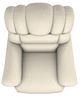 La-Z-Boy® Randell Cream Power Rocking Recliner with Headrest-4
